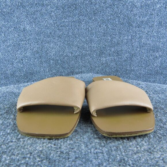 Steve Madden Isabel Women Slide Sandal‎ Shoes Size 8.5 Medium Beige Synthetic - Picture 2 of 10